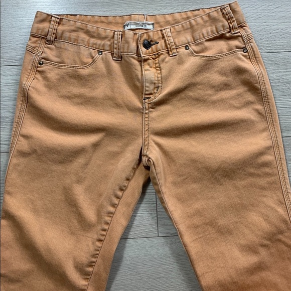 Free People Orange Skinny Leg Jeans - Picture 6 of 12